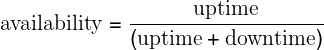 Time-based availability