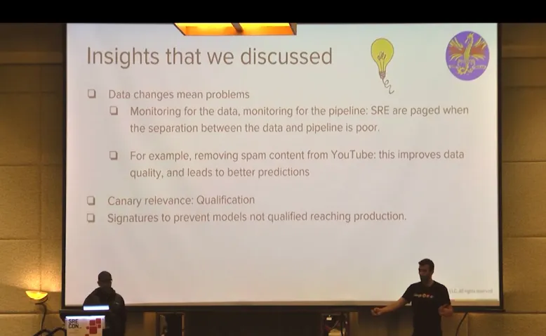 SREcon18 Asia/Australia - Productionizing Machine-Learning Services: Lessons from Google SRE