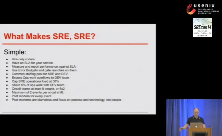 SREcon14 - Keys to SRE