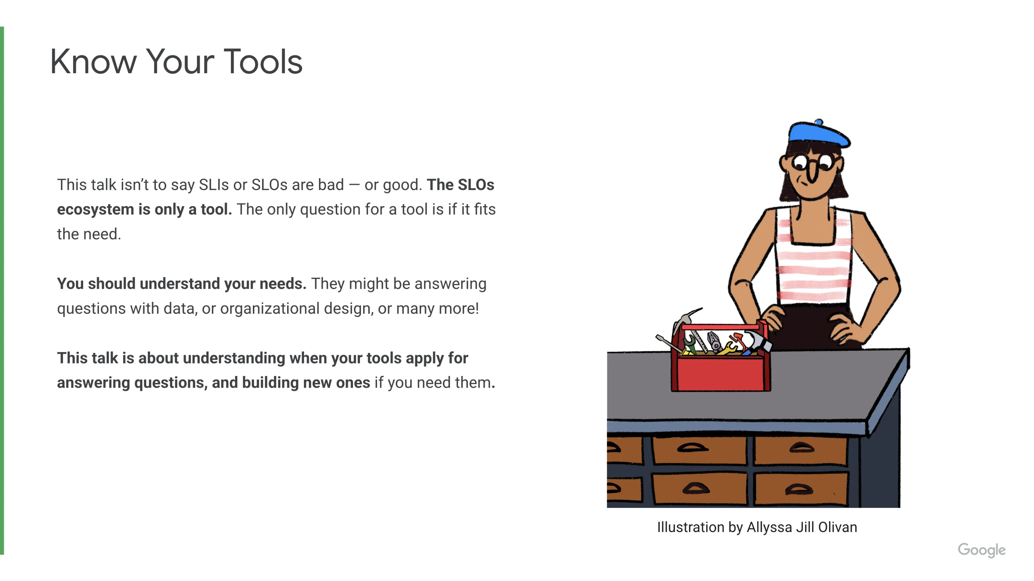 Know your tools