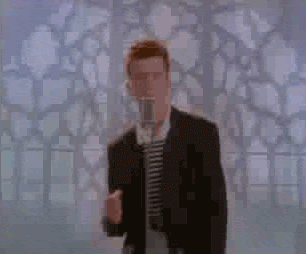 Rick Astley dancing