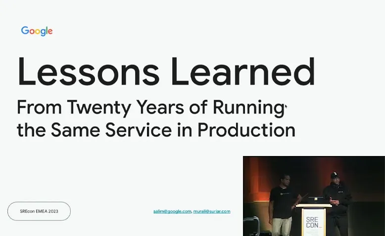 SREcon23 Europe/Middle East/Africa - Looking at SRE Needs and Trends over Two Decades with a...