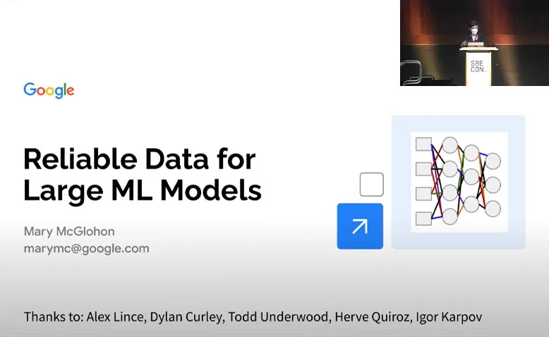 SREcon23 Europe/Middle East/Africa - Reliable Data for Large ML Models: Principles and Practices