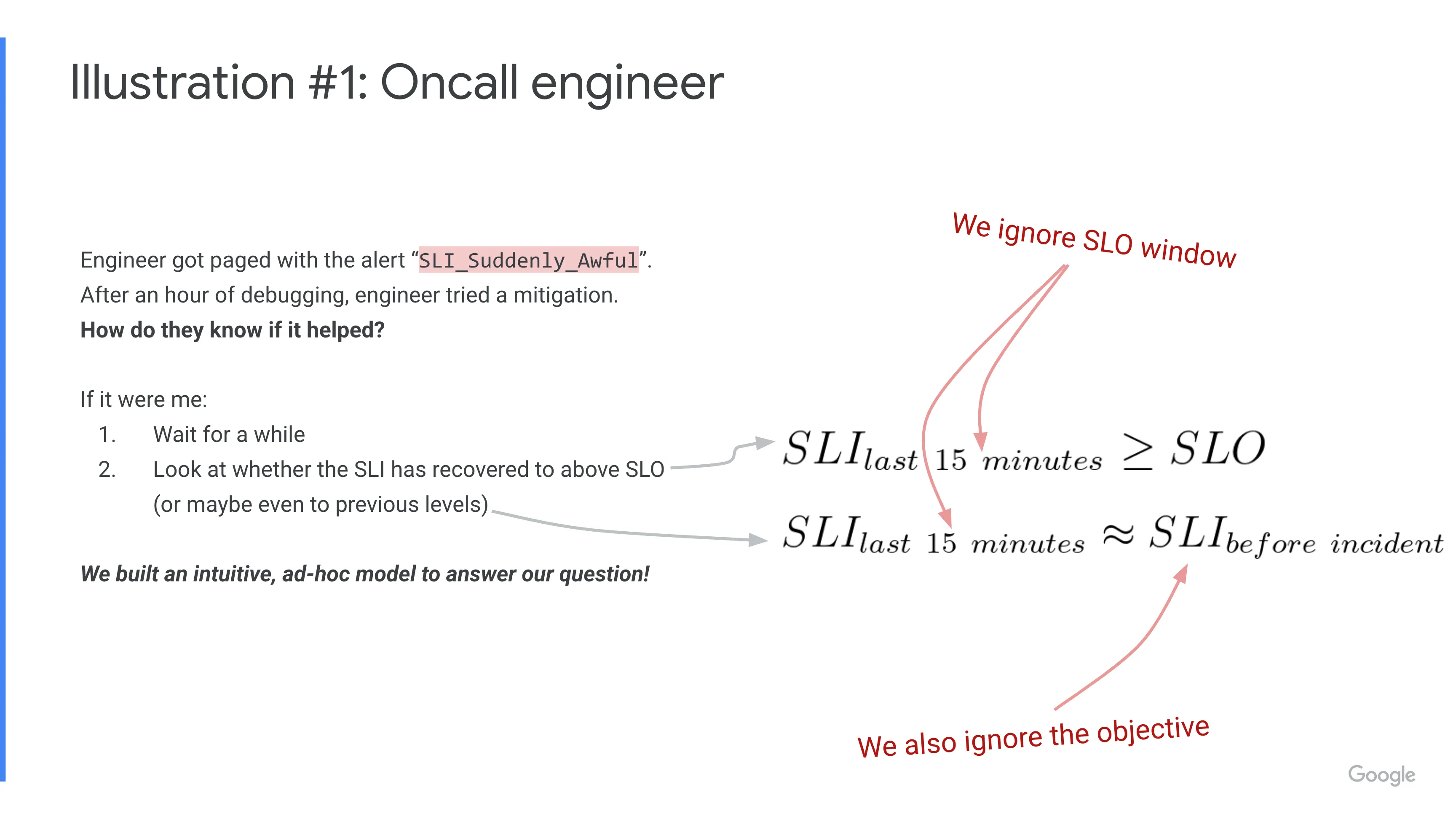 Illustration 1 : Oncall engineer - highlight