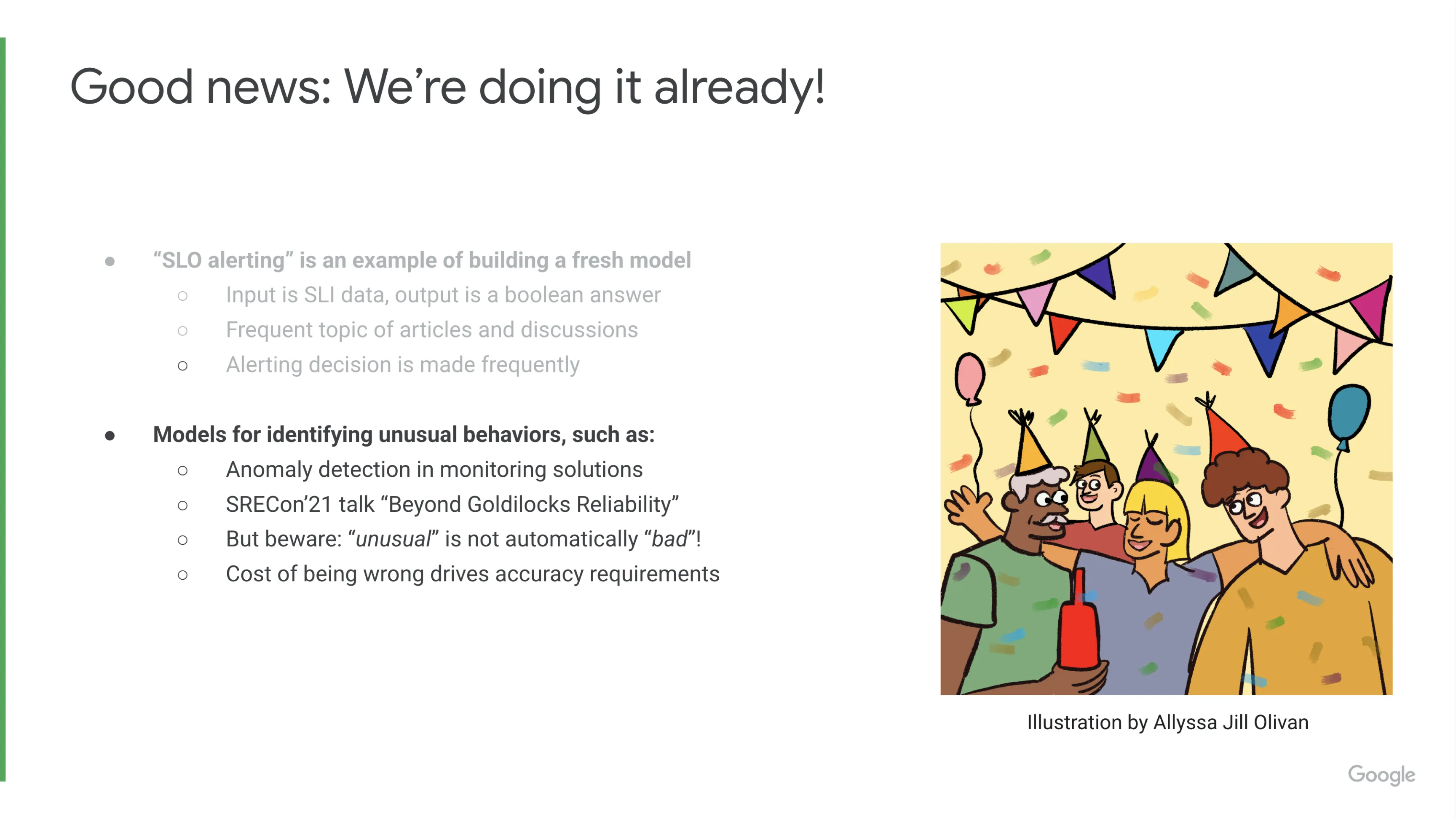Good news: We're doing it already - models