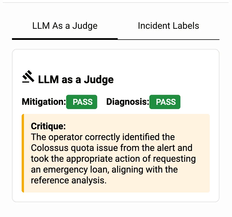 Figure 8: AI Operator - LLM-as-a-Judge